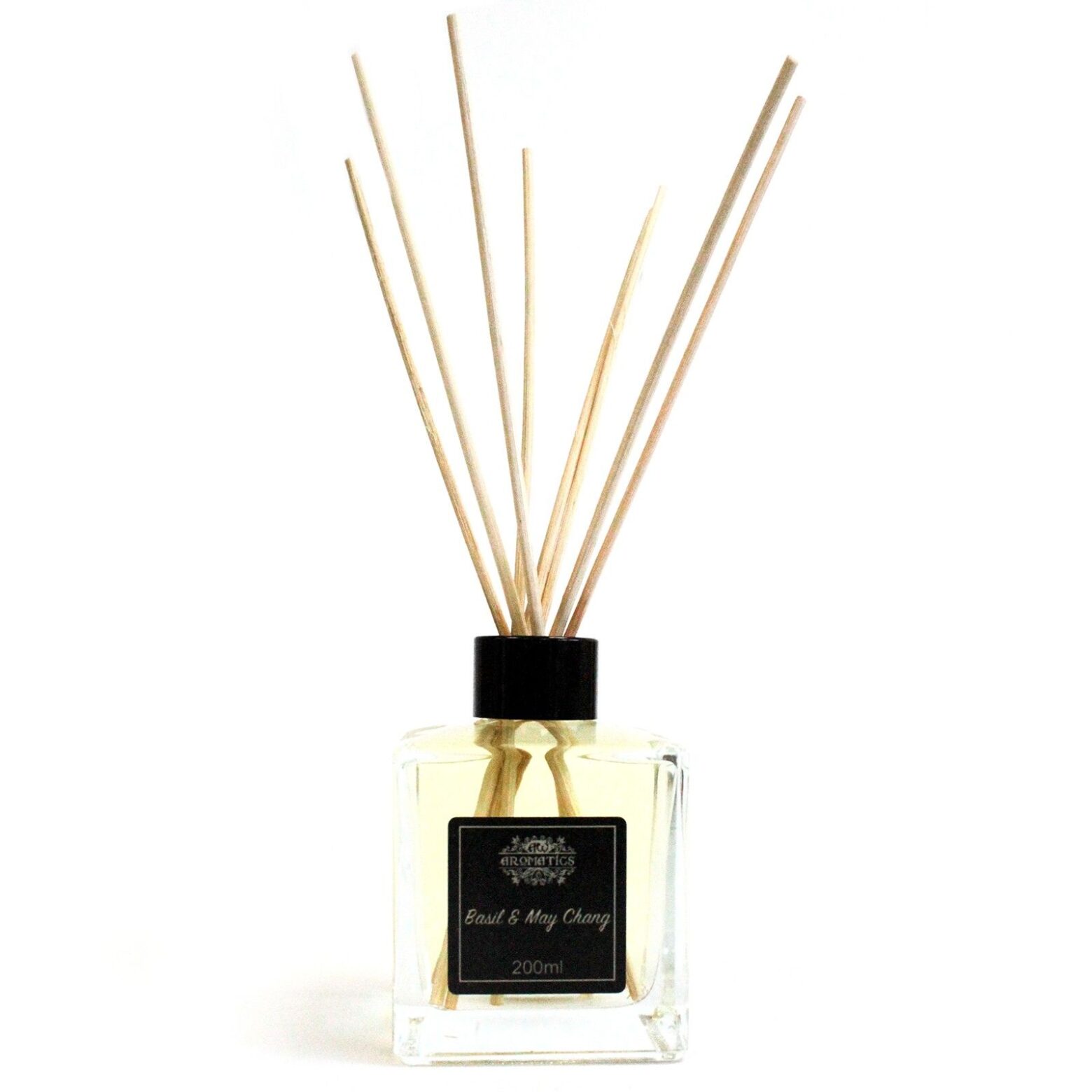 200ml Basil & Maychang Essential Oil Reed Diffuser - Image 2