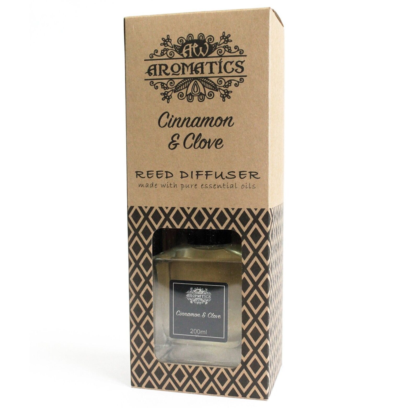 200ml Cinnamon & Clove Essential Oil Reed Diffuser - Image 3
