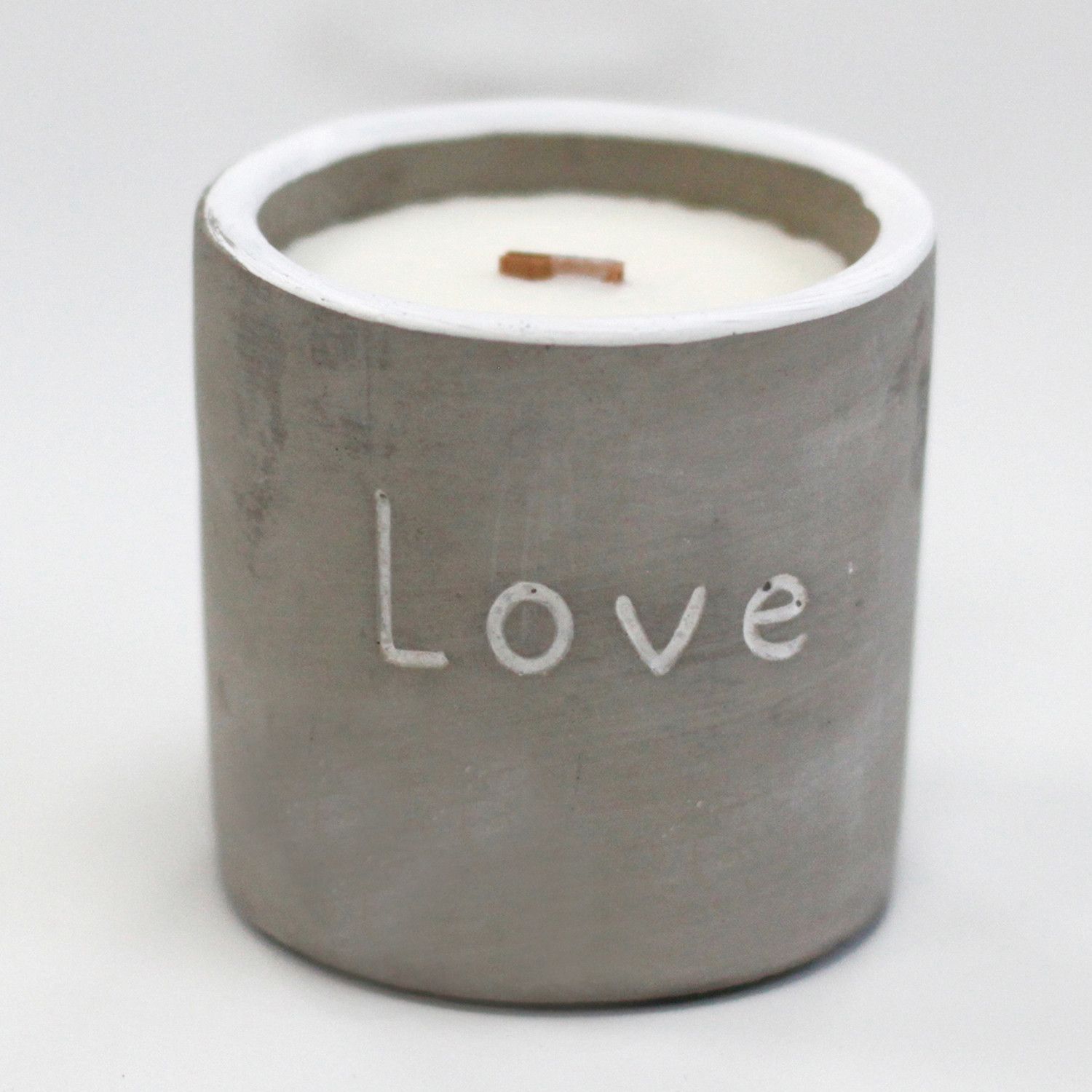 Med Concrete Soy Candle - Love - Purple Fig & Casis - Image 10