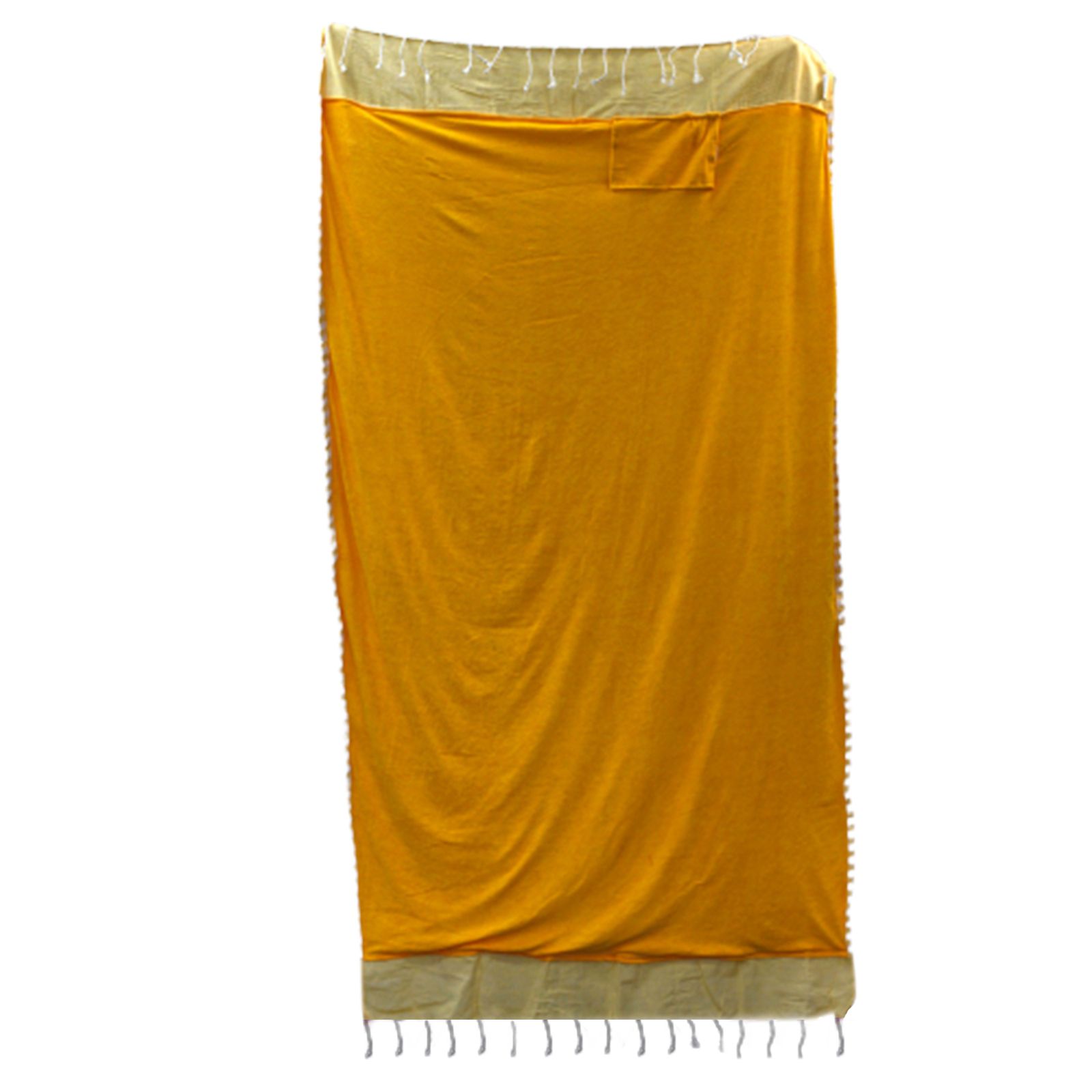 Cotton Pario Towel - 100x180 cm - Sunny Yellow - Imagen 7