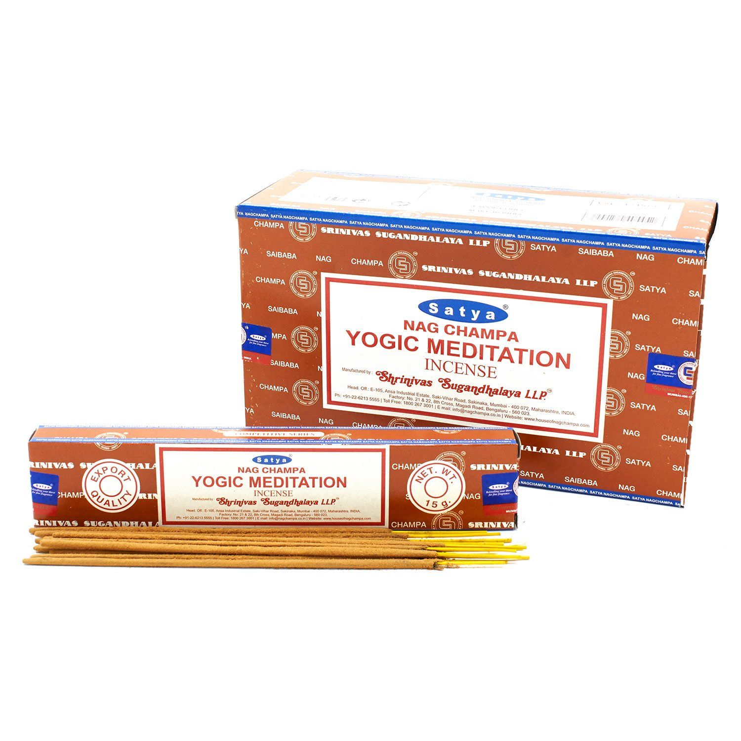 Satya Incense Sticks 15g - Yogic Meditation - Imagen 2