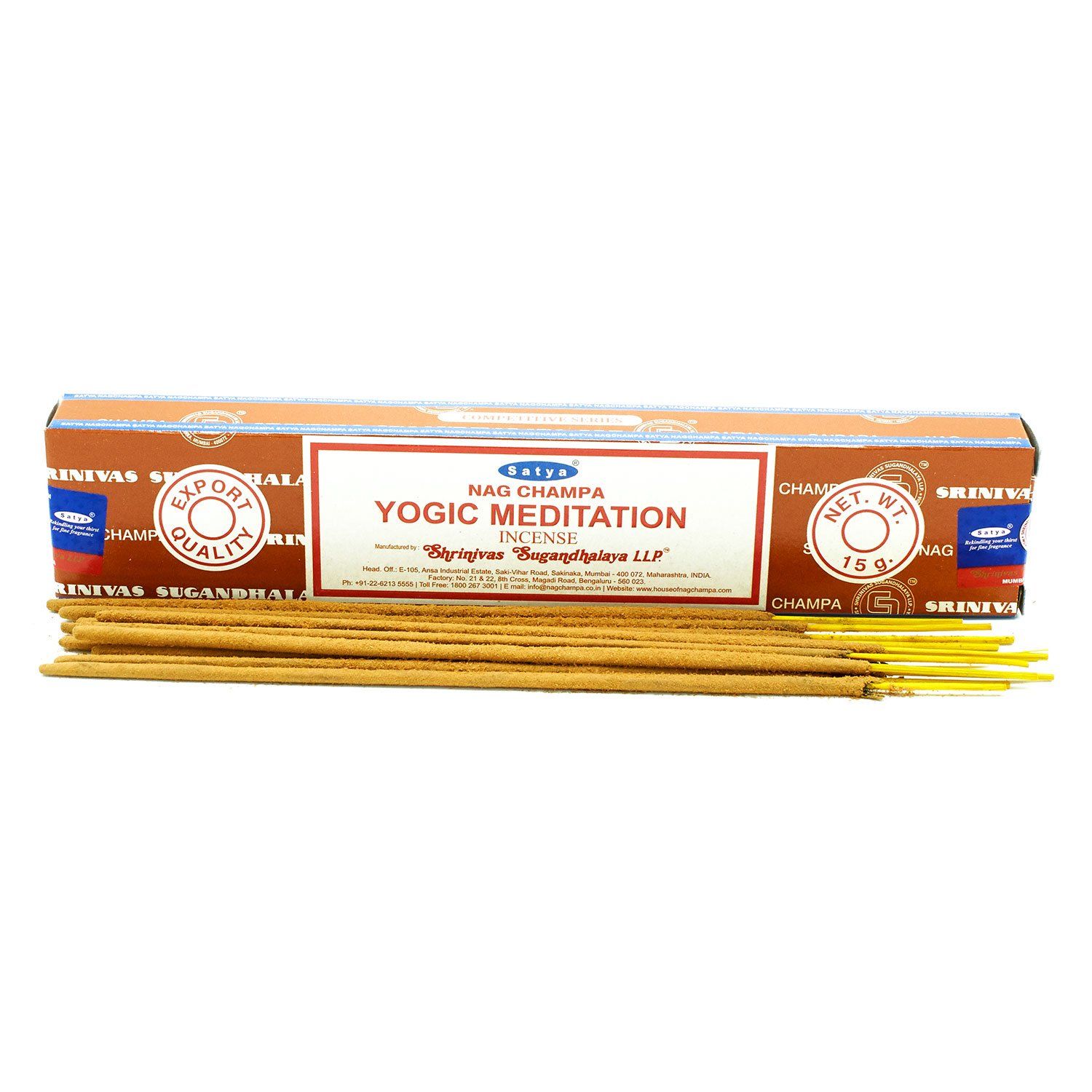 Satya Incense Sticks 15g - Yogic Meditation - Imagen 3