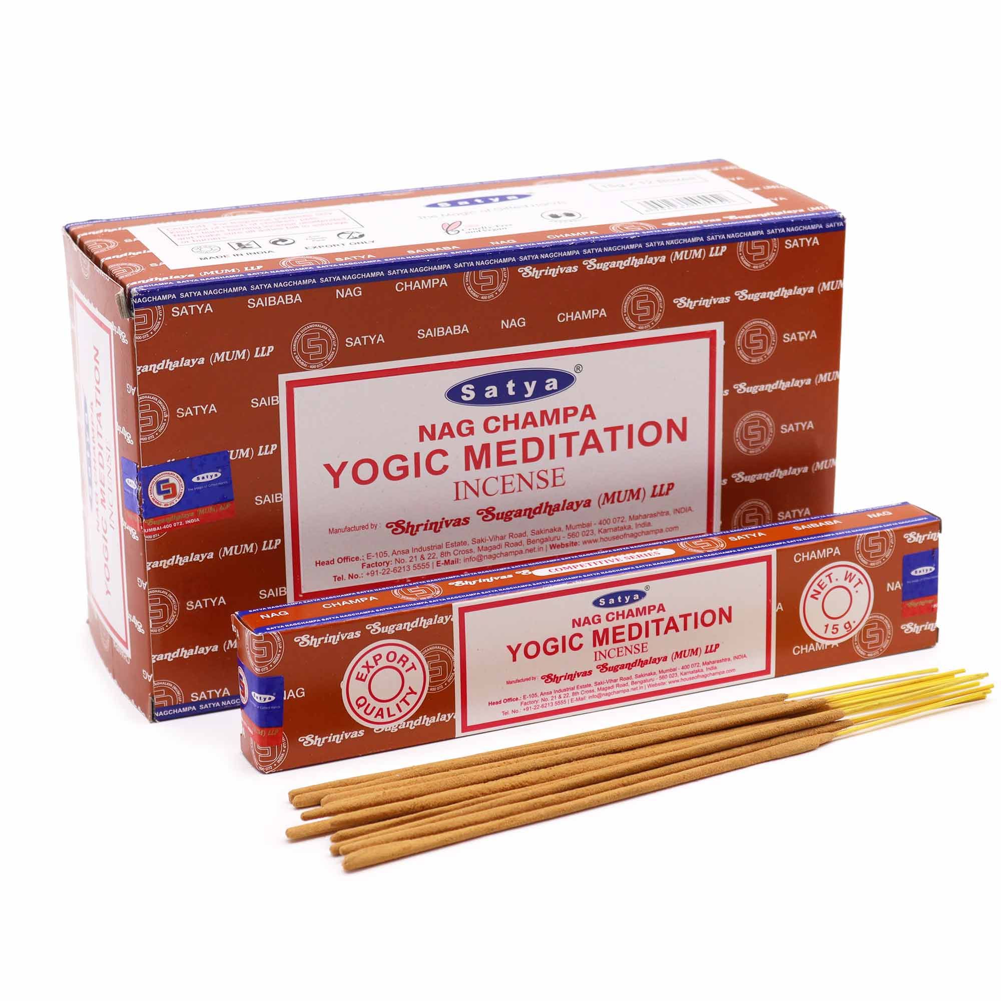 Incienso Satya 15g - Meditación Yóguica