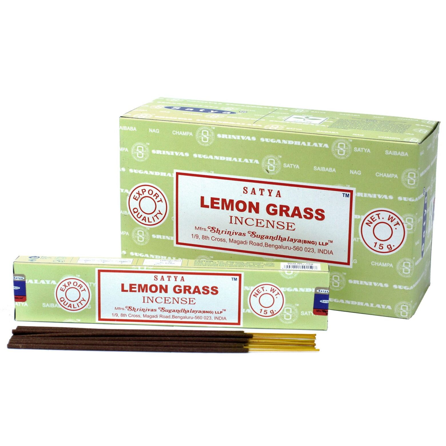 Satya Incense 15gm - Lemongrass - Imagen 2